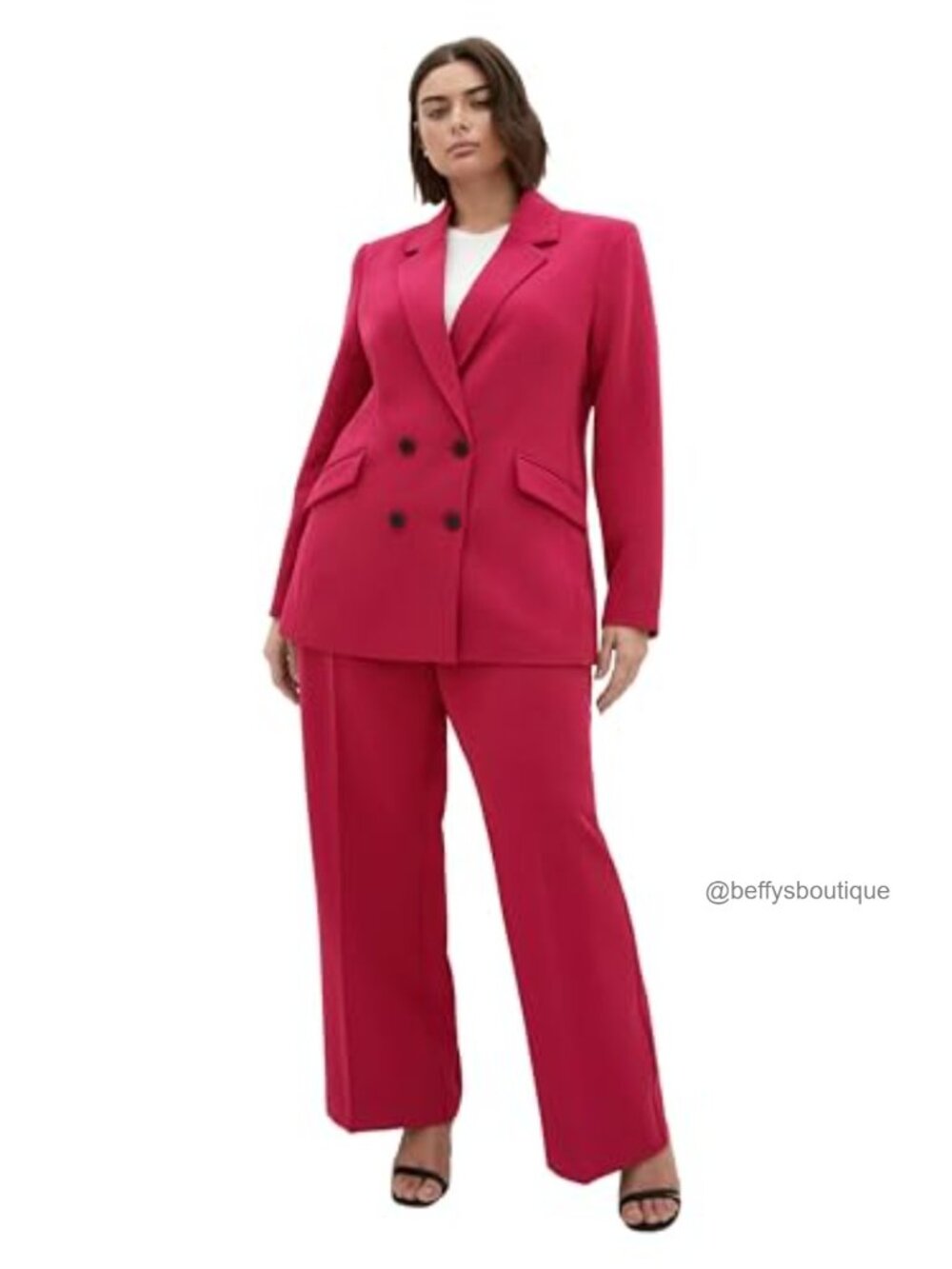 City Chic Plus Size Oversized Alexis Blazer Jacket Polyester Blend